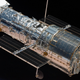 Una foto del Hubble capturada por un astronauta a bordo del transbordador espacial Atlantis en 2009.